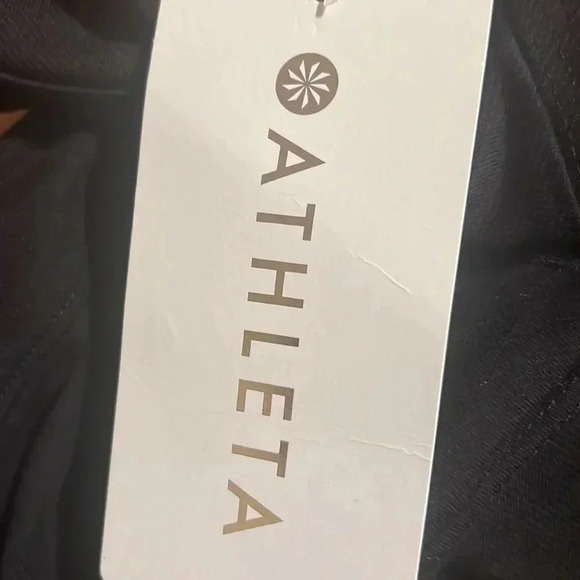 Athleta Farallon Romper Jumpsuit Sleeves Blk Sz 8 - Picture 13 of 15